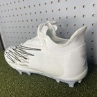 New Balance Lacrosse Turf Cleats Burn X3 White Black Burnxlw3 Sz Men 12 2e Wide