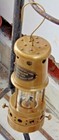 Vintage Brass Miners Lamp Lantern Oil Lamp 100  Working Antique Gift Home Decor