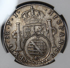 1808 Brazil 960 Reis Minas Gerais C s On 1807 Bolivia 8 Real Ngc Vf Rare Type   