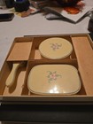 Vintage Baby Vanity Brush And Container Set   In Original Box 1940 s