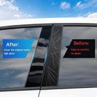 B Pillar Trim Fit For Dodge Ram 1500 2500 3500 2019-2023 For Ram Bright Black