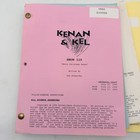 Kenan   Kel 1996 Production Script Set Merry Christmas Kenan Nickelodeon  110