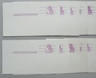Lot Of 8 Vintage 1962 4   Lincoln Prepaid Postcards Lavender Print Unused