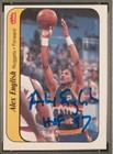 1986 Fleer Sticker Alex English Signed Basketball Card Psa dna 10 Certified Hof