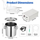 Rechargeble 3l Electric Goat Milking Machine Automatic Vacuum Pump Milker Suckin