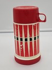 Thermos Vintage Lunch Box Container Retro Insulated Food Jar Red White