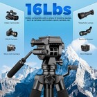 Tripod  75    Heavy Duty Tripod For With Holder And Travel Bag  With Video   Ds   