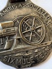 The Famous Associated Six Mule Team Antique Watch Fob Original Strap