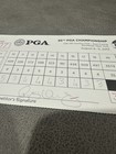 Rory Mcilroy Signed 2013 Pga Championship Scorecard Tournament Used Grand Slam 