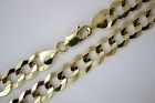 10k Solid Gold Cuban Link Chain Necklace For Men Women 2 5mm 10mm Size 16  30 