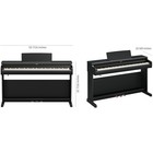 Yamaha Arius Ydp-166 Digital Piano - Black