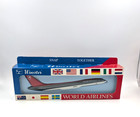 Vintage Wooster Northwest Airlines 727-200 Desktop Snap Model Complete In Box