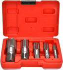 5 Piece Npt Thread Forming Taps  Pipe Taps Set  High-speed Steel Drill Bits For