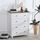 Dresser Drawers Bedroom Furniture Storage Chest Organizer Modern Painted Wood