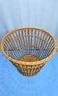 Basket Wicker Rattan Willow Laundry Towel Country Farmhouse House French 19x16
