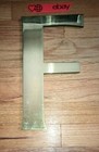 Vintage Antique Large Huge 12 x6 5  Solid Gold Brass Letter F Thick 1 4 In Great