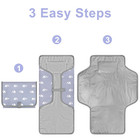 Portable Diaper Changing Pad  Waterproof Baby Changing Mat  Foldable Travel D   
