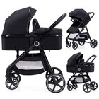 2-in-1 Folding Baby Stroller - Reversible Seat Infant Pram For Newborns   Toddle