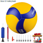 Pu Leather Volleyball Size 5 Soft Touch Indoor Outdoor Game Ball V300w