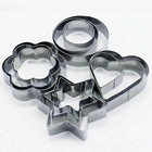 12pcs Stainless Steel Cookie Cutter Set     Baking Molds For Cookies   Pastries
