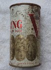 Viking Premium Flat Top Beer Can Sewanee Pensacola  Florida Lid