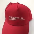 Porsche Motorsport Baseball Cap Red New