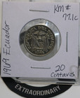 1969 Ecuador 20 Centavos Old Currency