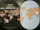 Berkshire Cork World Map Travel Message Board Home Classroom Decor