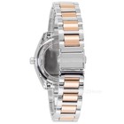 Michael Kors Janelle Womens Pave Crystals Watch  Mk Logo Dial  Rose Gold Silver