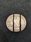 1943 Walking Liberty Half Dollar Puzzle Trick Coin