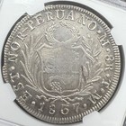 1837 Lima Tm North Peru 8 Reales Ngc Ms 61