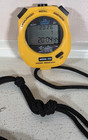 Ultrak 495-100 Dual Split Memory Stopwatch Yellow