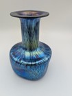 Antique 1900 Handblown Loetz Cobalt Blue Papillon Art Nouveau Vase Austrian Rare
