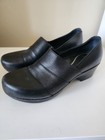 Dansko Womens Clogs Casual Comfort Slip-on Shoes Size 43 Black Nursing Leather 