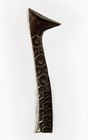 Vintage Metal  Giraffe Figurine Mid Century Modern Animal Sculpture 15 In New