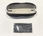 Vogue Black Hard Plastic Zipper Eyeglass Case For Glasses sunglasses Unisex