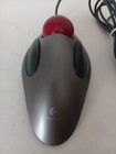 Logitech T-bb14 Trackman Marble Mouse Usb 804371 -0000 Gray Tested Working