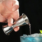 1 Pc Stainless Steel Double Jigger Cocktail Measuring Cup Bartender Bar Tool