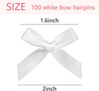 100pcs Mini Satin Ribbon Bows For Gift Wrapping  Craft  Wedding  Party Decoratio