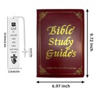 Bible Study Guide 66 Books Large Print Hardcover Journal Reflection Pages Script