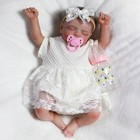Realistic Reborn Baby Dolls Vinyl Silicone Girl Doll Lifelike Newborn Baby Gift