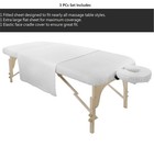 Microfiber Massage Sheet Set 3piece For Massage Tables  Includes Massage Flat   