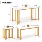 4 Pcs Dining Table Set Kitchen Table W  Bench   2 Stools Wing-shaped Metal Legs