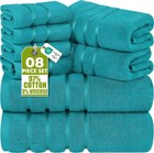 Utopia Towels 8 Piece Luxury Towel Set  2 Bath  2 Hand  And 4 Wash Cloths    