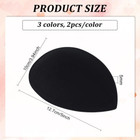 Fingerinspire 6 Pcs 3 Colors Teardrop Fascinator Hats  Eva Sinamay Bases For Diy