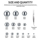 600 Pcs Metric Precision Steel Bearing Balls  Assorted Stainless Steel Loose Bic