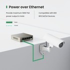 5 Port Tenda Poe Switch 4 Port Poe Gigabit Ethernet Network Switch 58w