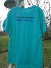 Womens Ebay Sellers 25th Anniversary Teal Size Xl T-shirt preloved