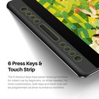 Huion Kamvas Pro 16 V2 15 6  Graphic Tablet 16k Pentech 4 0  Touch Bar   6 Keys
