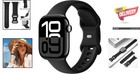 Soft Silicone Apple Watch Replacement Bands - Versatile Sizes 38mm-49mm